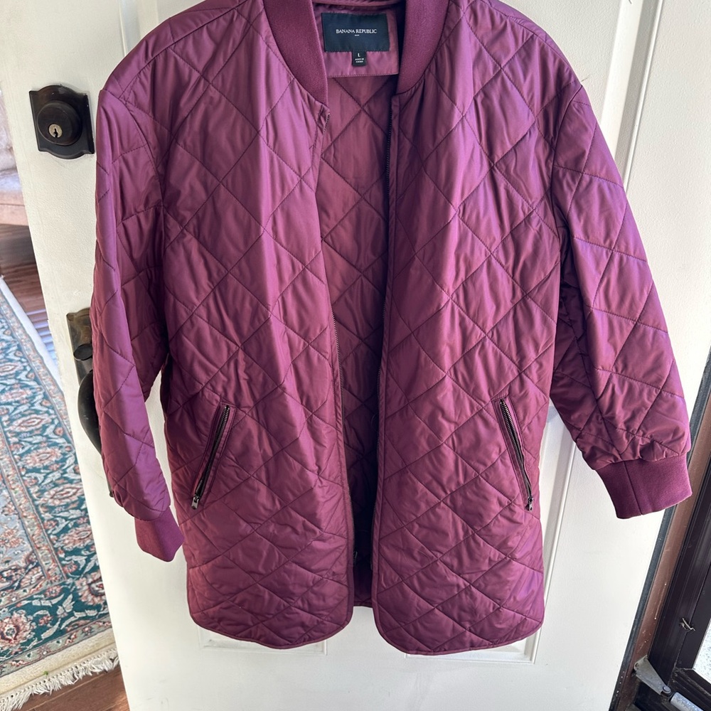 Women's Purple Quilted Jacket